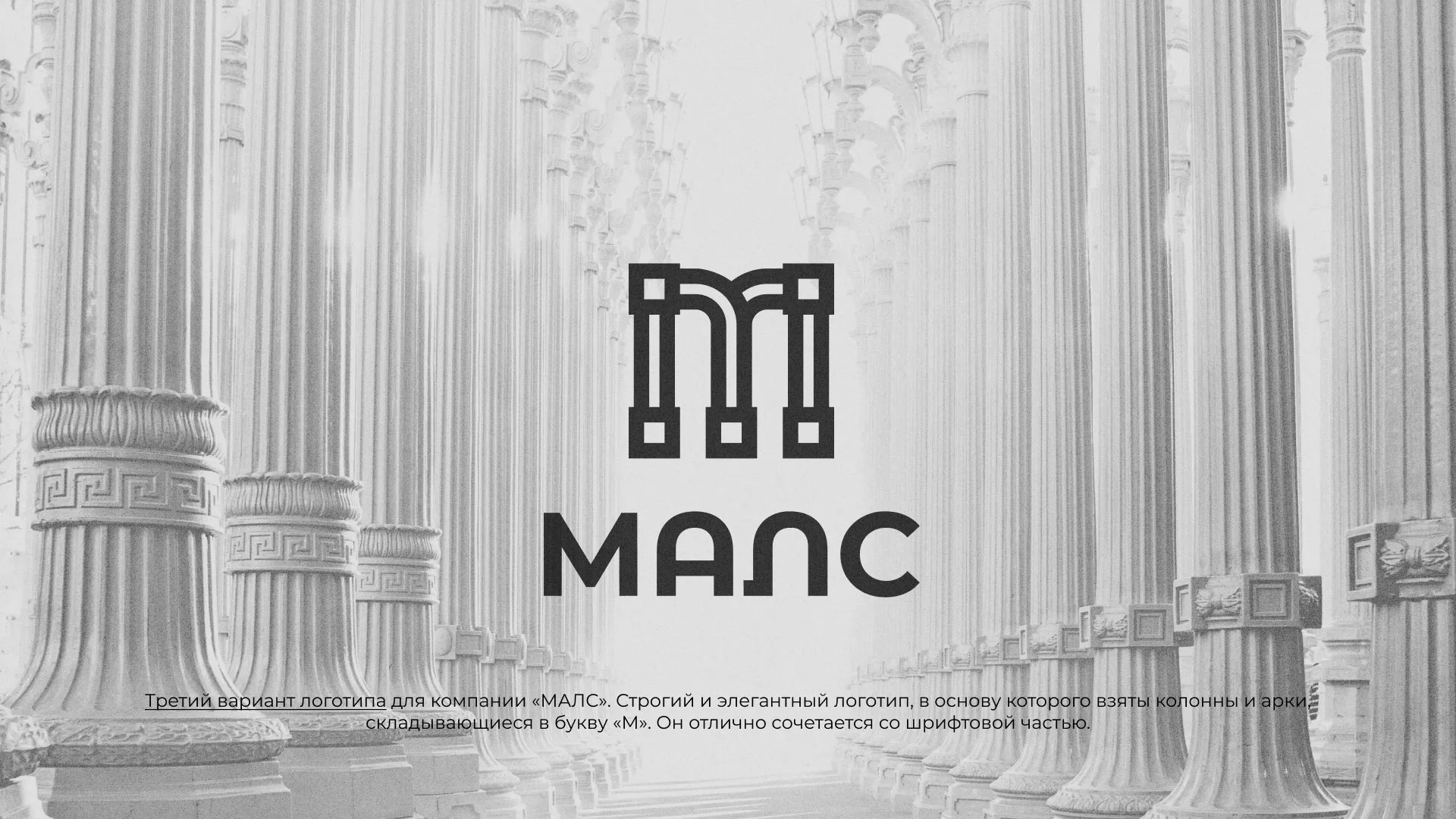 Разработка логотипа компании «МАЛС» в Харабалях